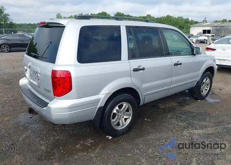 2004 Honda Pilot Ex-L из США, поврежденный, VIN 2HKYF18504H507142